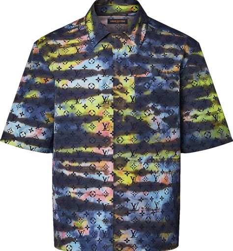 lv tie dye shirt|Printed Monogram Tie.